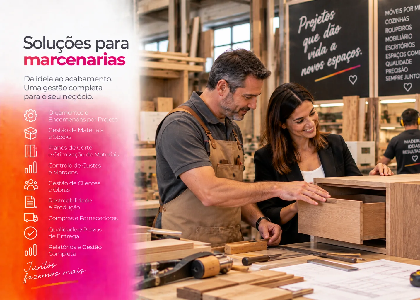 WinMax para marcenarias e fabrico de mobiliário