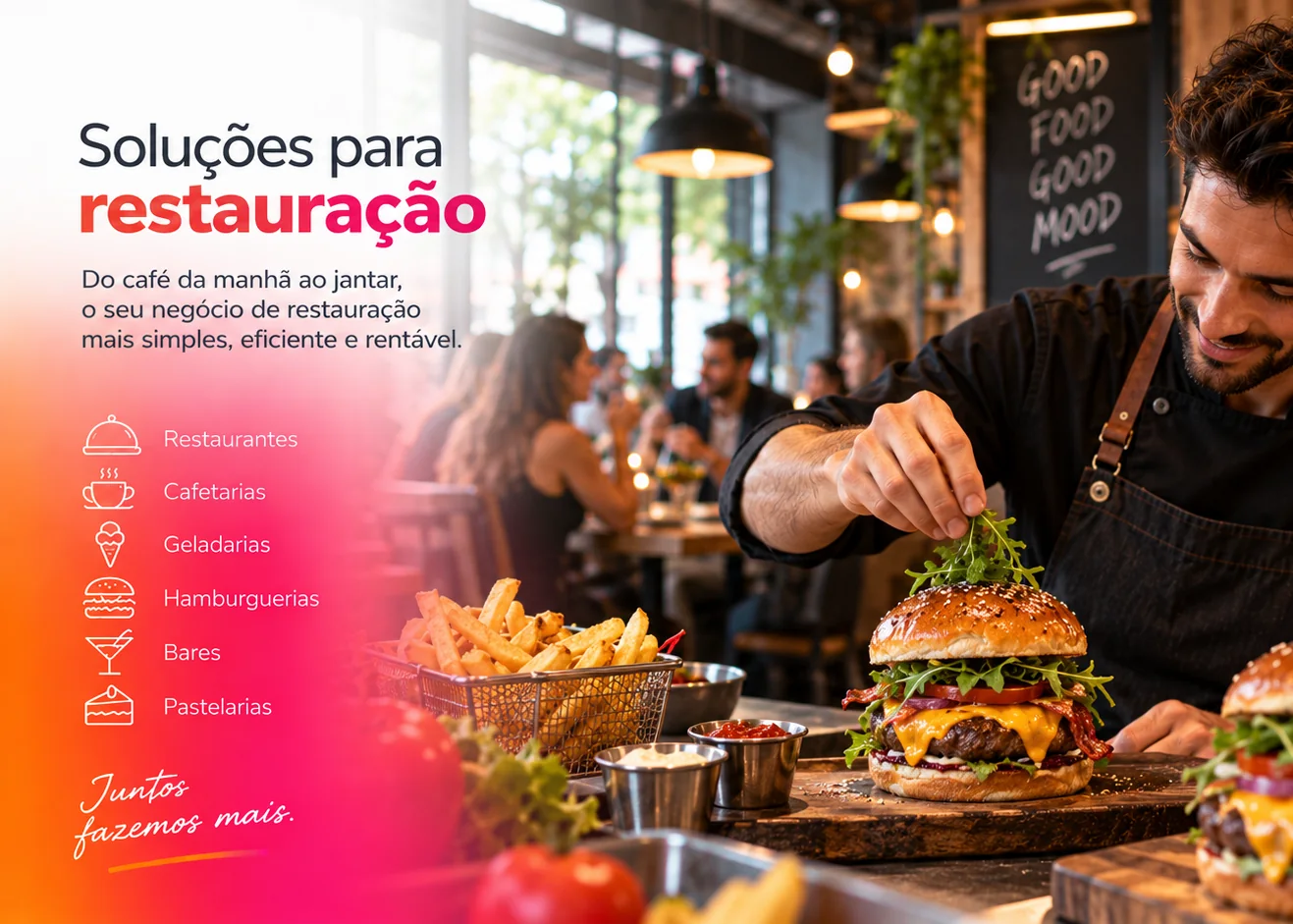 Soluções WinMax para hamburguerias