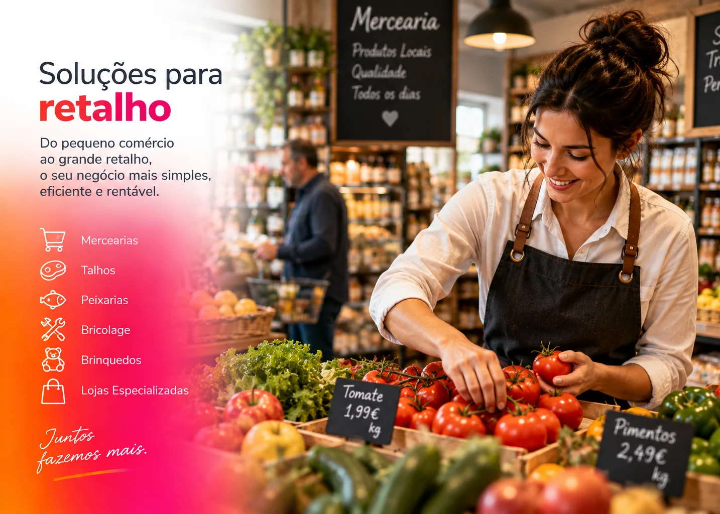 Operação de retalho com WinMax