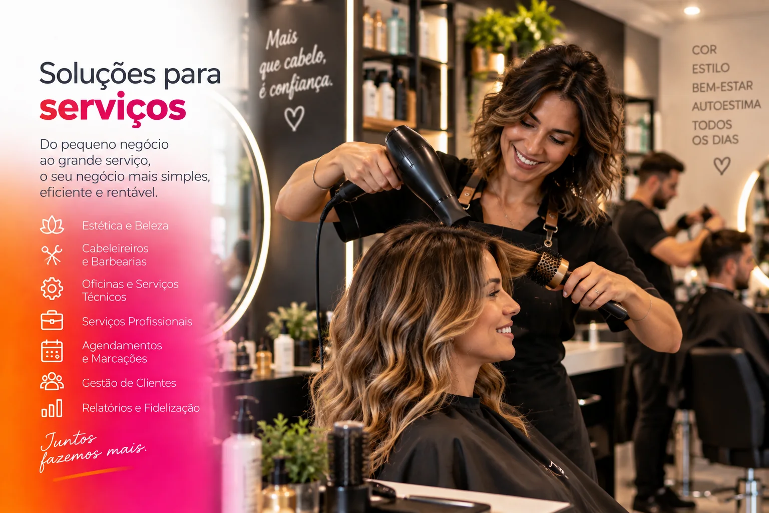 Soluções WinMax para cabeleireiros