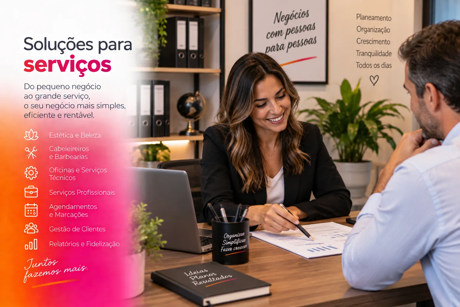 Soluções WinMax para serviços profissionais