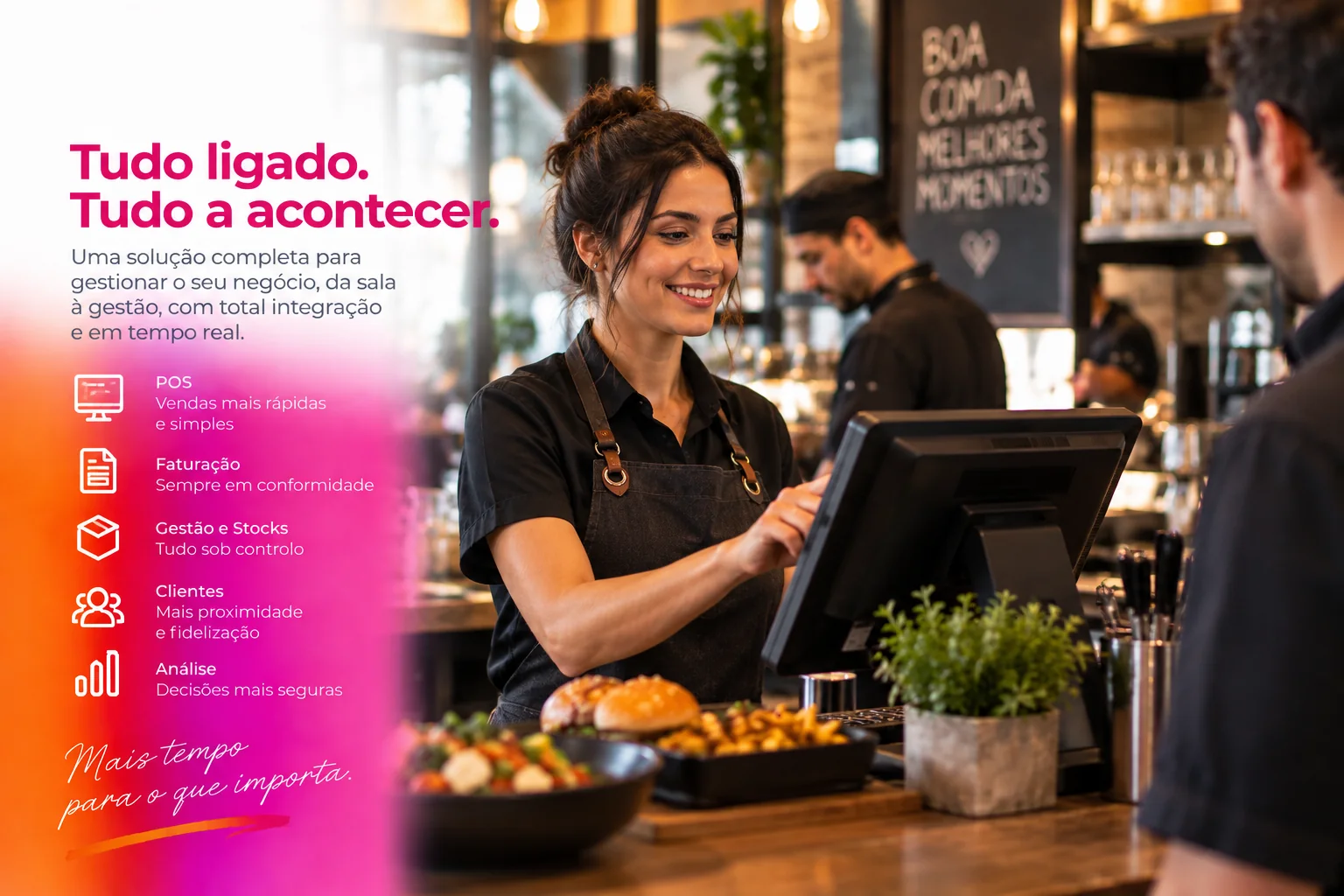 Tudo ligado. Tudo a acontecer — solução WinMax